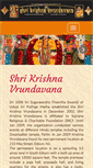 Mobile Screenshot of krishnavrunda.org