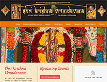 Tablet Screenshot of krishnavrunda.org